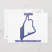 Maine, zoals je zou moeten zijn © Briefkaart (Voorkant / Achterkant)