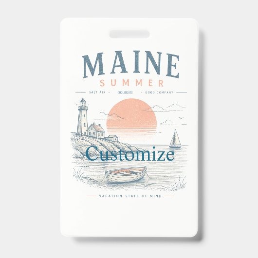 Maine Zomerpret Thunder_Cove Badge (Voorzijde)