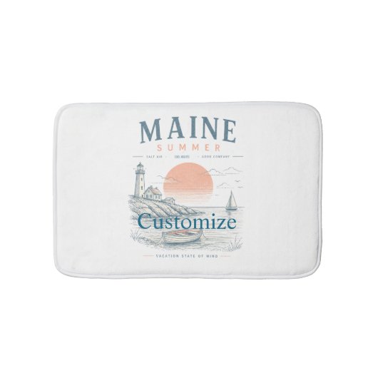 Maine Zomerpret Thunder_Cove Badmat (Voorkant)