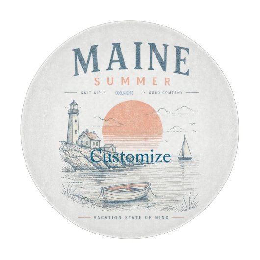 Maine Zomerpret Thunder_Cove Snijplank (Voorkant)