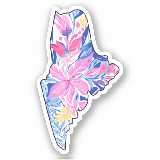 Maine - Zomerse Sticker - Lilly Inspired (Voorkant)