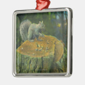 MaineA Little Nutcracker Squirrel uit Maine Metalen Ornament (Links)
