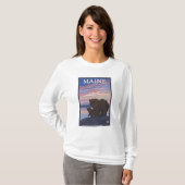 MaineBear en Cub T-shirt (Voorkant volledig)