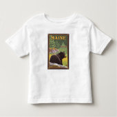 MaineBlack Beer in de bosbouw Kinder Shirts (Voorkant)