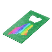 Mainebow Creditkaart Flessenopener (Voorkant Gekanteld)