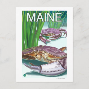 MaineCrab en Fisherman Briefkaart