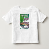 MaineCrab en Fisherman Kinder Shirts (Voorkant)