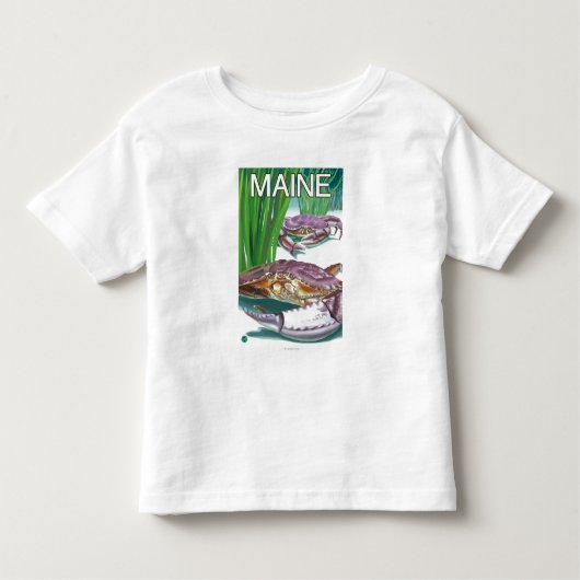 MaineCrab en Fisherman Kinder Shirts (Voorkant)