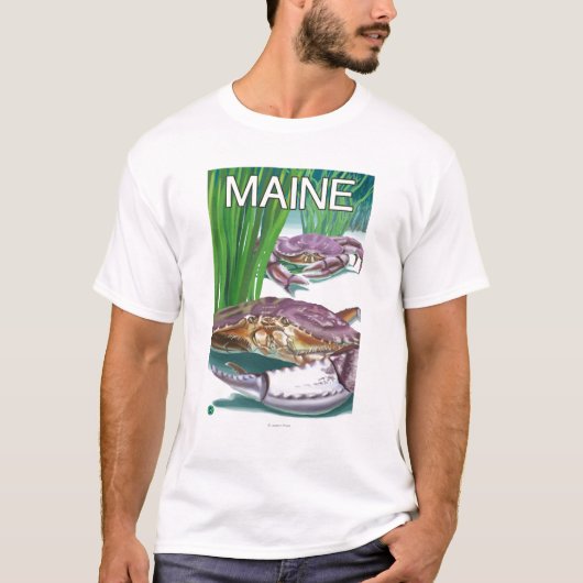 MaineCrab en Fisherman T-shirt (Voorkant)