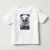 MaineEagle Up Close Kinder Shirts (Voorkant)