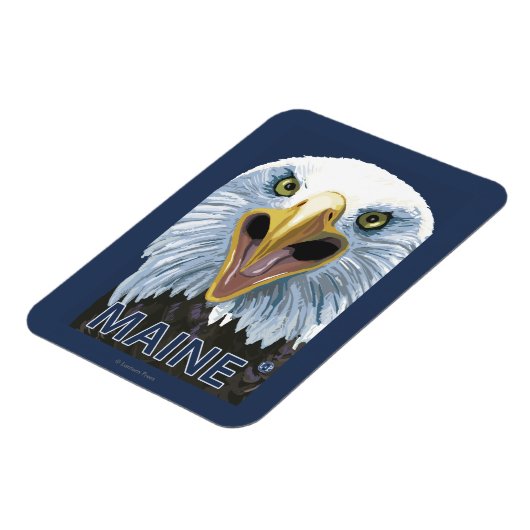 MaineEagle Up Close Magneet (Linkerzijde)