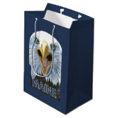 MaineEagle Up Close Medium Cadeauzakje (Achterkant Gekanteld)
