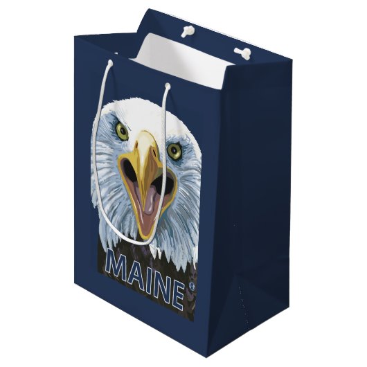 MaineEagle Up Close Medium Cadeauzakje (Voorkant Gekanteld)