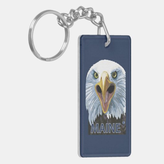 MaineEagle Up Close Sleutelhanger (Voorkant Links)