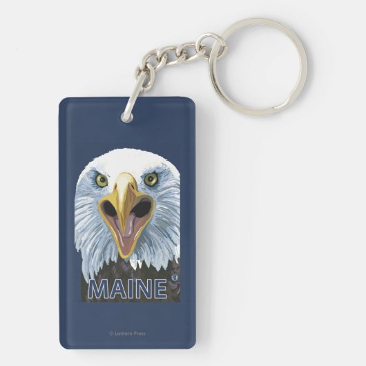 MaineEagle Up Close Sleutelhanger (achterkant)