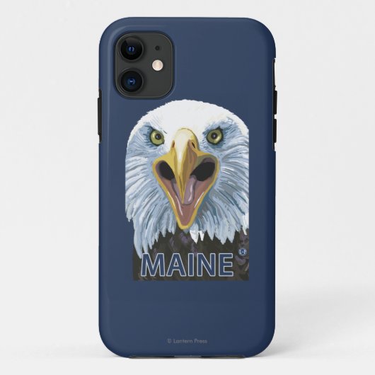 MaineEagle van dichtbij Case-Mate iPhone Case (Achterkant)
