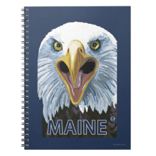 MaineEagle van dichtbij Notitieboek