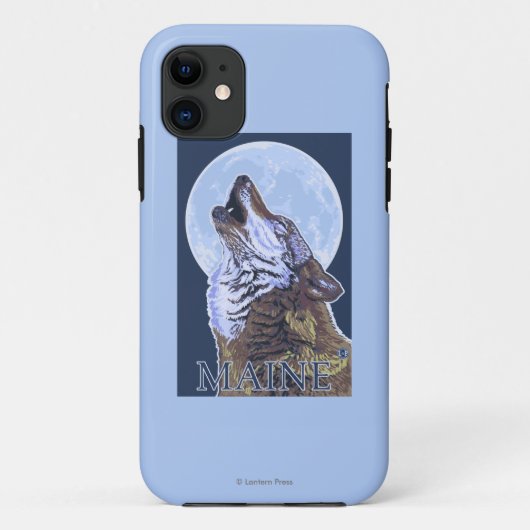 MaineHowling Wolf Case-Mate iPhone Case (Achterkant)