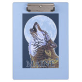MaineHowling Wolf Klembord (Voorkant)