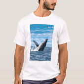 MaineHumpback Whale Scene T-shirt (Voorkant)