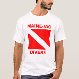 Maineiac Divers Dive Flag Logo Classic T-shirt