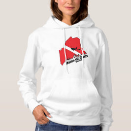 Maineiac Divers Silhouette Logo Vrouwen Sweatshirt
