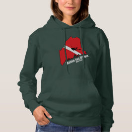Maineiac Divers Silhouette logo womens Sweatshirt