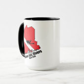 Maineiac Divers Sillhouette Logo 15 oz mok (Voorkant links)