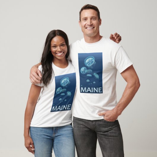 MaineJellyfish Scene T-shirt (Unisex)