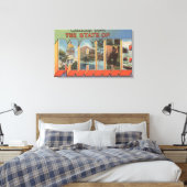 MaineLarge Letter-scènes Canvas Afdruk (Insitu (Slaapkamer))