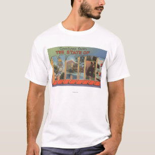 MaineLarge Letter-scènes T-shirt