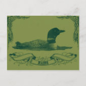 maineloon briefkaart (Voorkant)