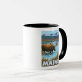 MaineMoose Drink in Lake Mok (Voorkant rechts)