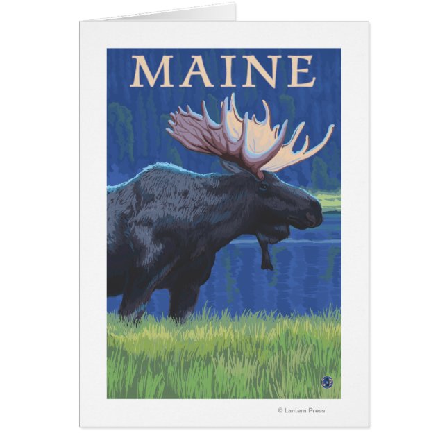 MaineMoose in de maan (Voorkant)