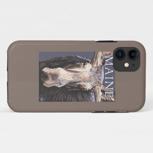 MaineMoose Up Close Case-Mate iPhone Case (Achterkant (horizontaal))