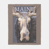 MaineMoose Up Close Fleece Deken (Voorkant)
