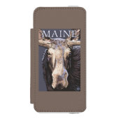 MaineMoose Up Close Incipio iPhone Portemonnee Hoesje (Voorkant Agenda)