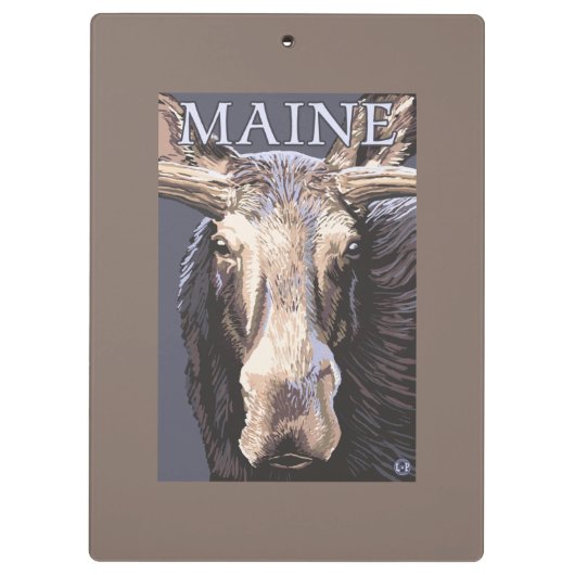 MaineMoose Up Close Klembord (Achterkant)