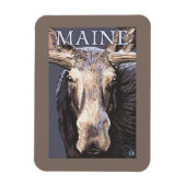 MaineMoose Up Close Magneet (Verticaal)