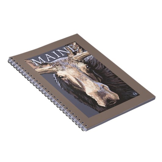 MaineMoose Up Close Notitieboek (Rechterzijde)