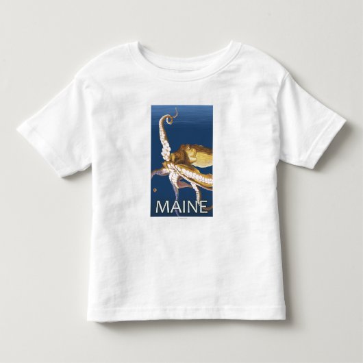 MaineOctopus Scene Kinder Shirts (Voorkant)