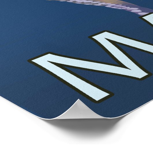 MaineOctopus Scene Poster (Hoek)