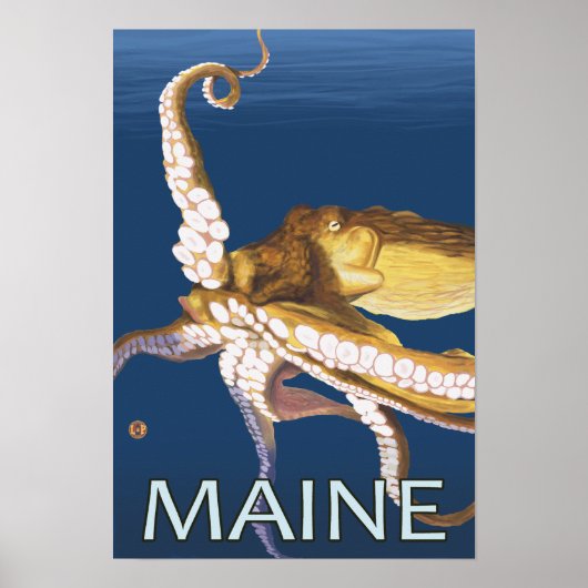 MaineOctopus Scene Poster (Voorkant)