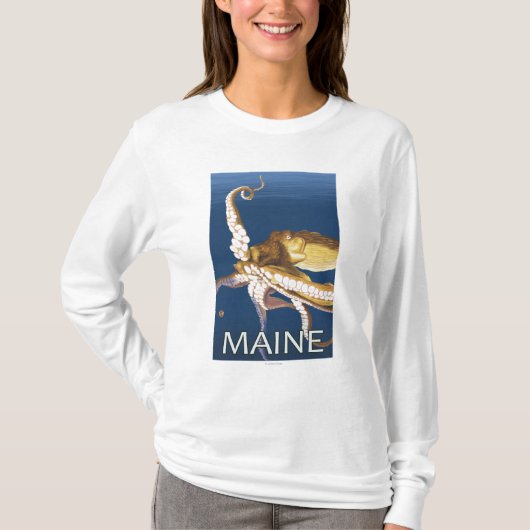 MaineOctopus Scene T-shirt (Voorkant)