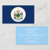 Mainer Seal, Zegel van Maine Visitekaartje (Voorkant / Achterkant)