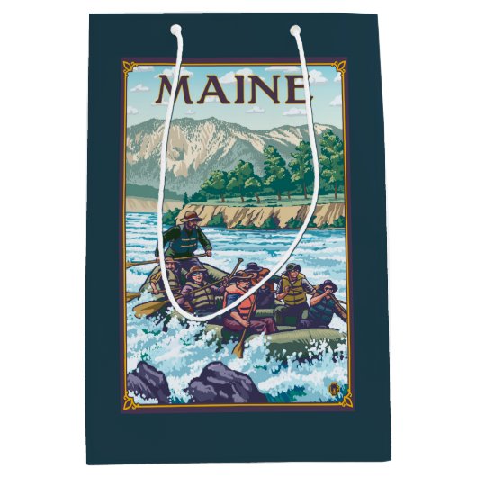 MaineRiver Rafting Scene Medium Cadeauzakje (Voorkant)