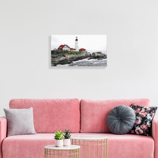 Maine's 1e Guardian Canvas Afdruk (Insitu (Woonkamer))