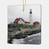 Maine's Eerste Wachter Keramisch Ornament (Links)