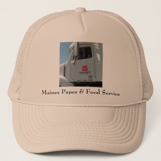 Maines Paper & Food Service Trucker Pet (Voorkant)
