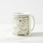Maine's Rangeley Lakes Regio Kaart Mok (Voorkant rechts)